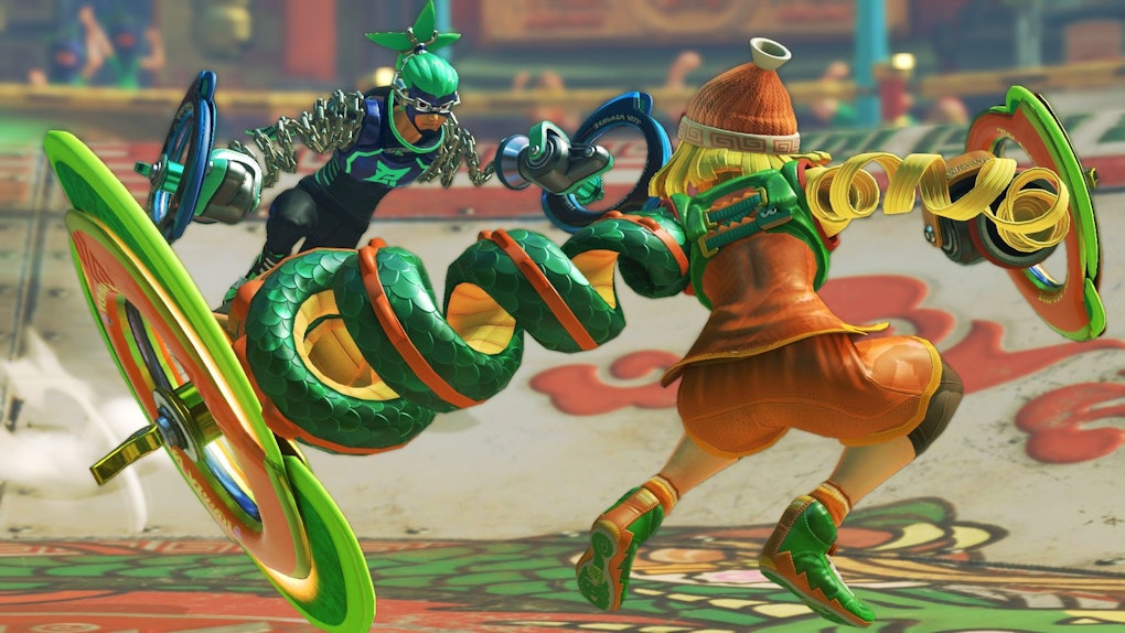 Arms Nintendo Switch Characters Min Min And Ninjara Dominate The 9956