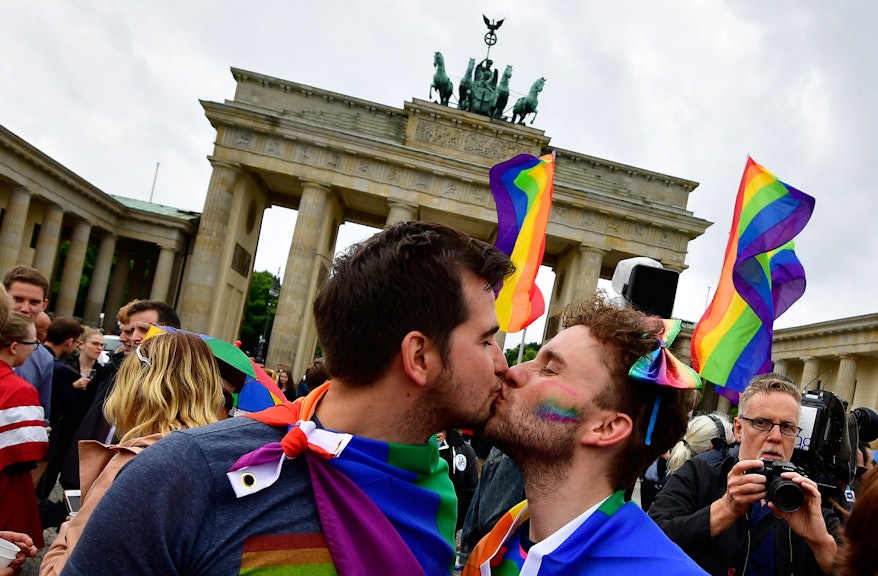 See How Germany S Lgbtq Community Is Celebrating A Long Awaited Same Sex Marriage Victory