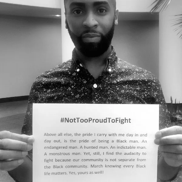 17 Photos Reveal Why LGBTQ People of Color of Are #NotTooProudToFight ...