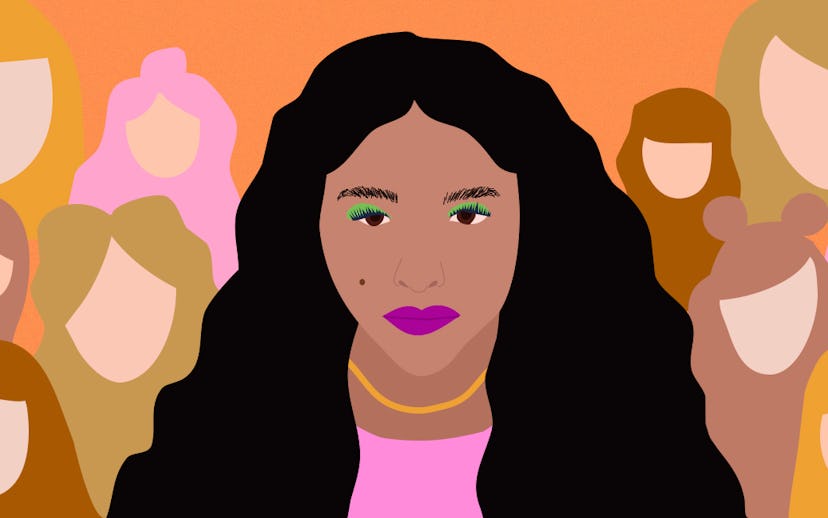 White gaze and perception of beauty