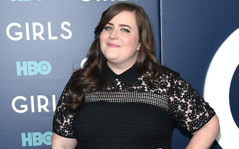 Aidy Bryant from Saturday Night Live and Shrill at the premier of Girls 