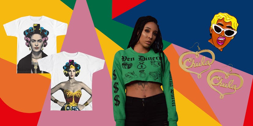 Collage of products by Latinx-Owned Fashion Brands 
