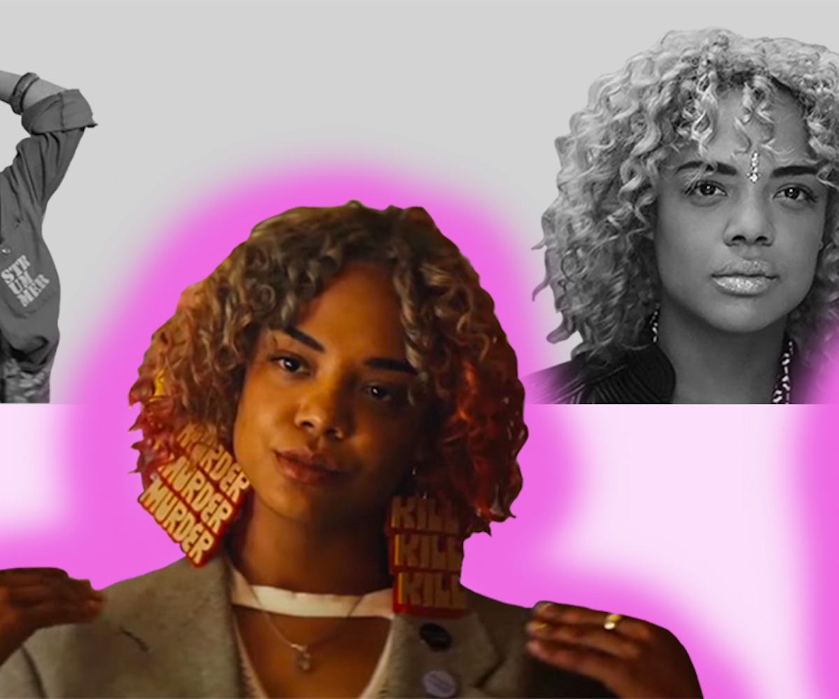 The Story Behind Tessa Thompson S Radical Sorry To Bother You Earrings The Story Behind Tessa Thompson S Radical Sorry To Bother You Earrings