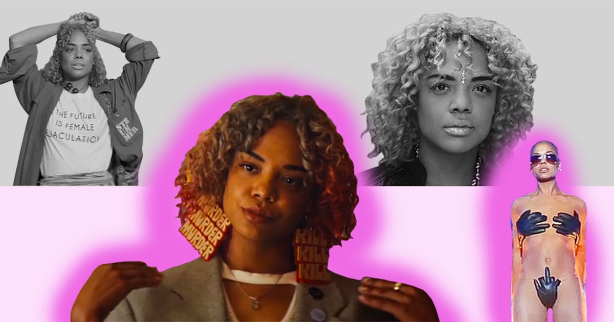 The Story Behind Tessa Thompson S Radical Sorry To Bother You Earrings The Story Behind Tessa Thompson S Radical Sorry To Bother You Earrings