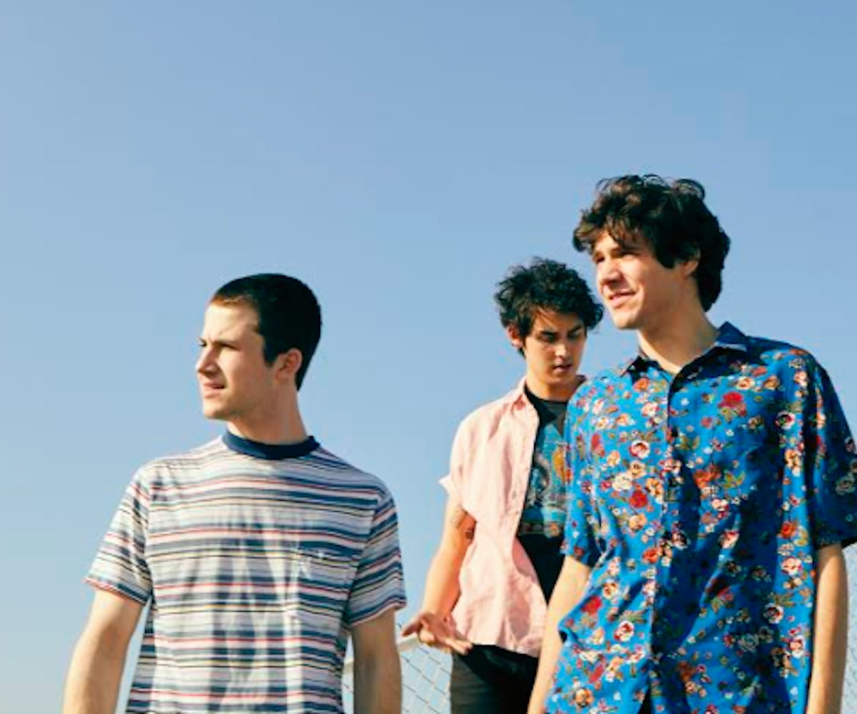 Young musicians from the L.A.-based indie rock group Wallows, called Braeden Lemasters, Dylan Minnet...