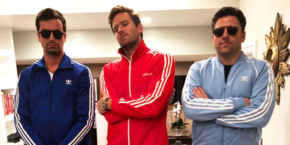 armie hammer track suit