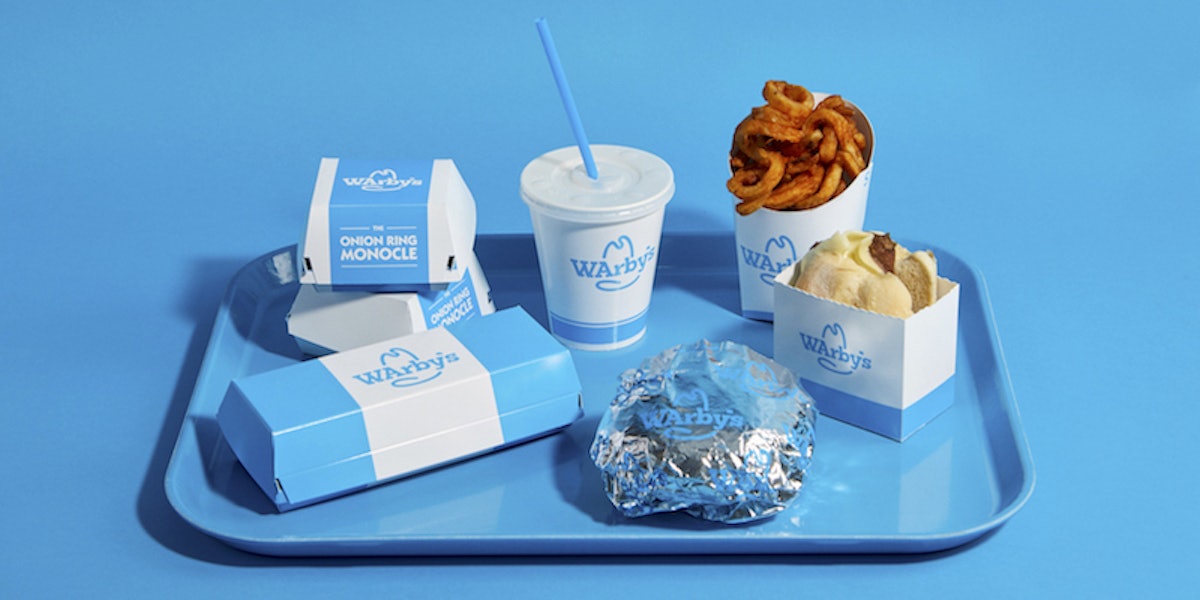 Food served during Warby Parker and Arby ' s comarketing campaign's comarketing campaign