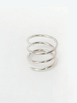 Stone and Strand Cable Chain Ring