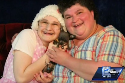 Gypsy Rose Blanchard and Clauddine Blanchard with a Chihuahua