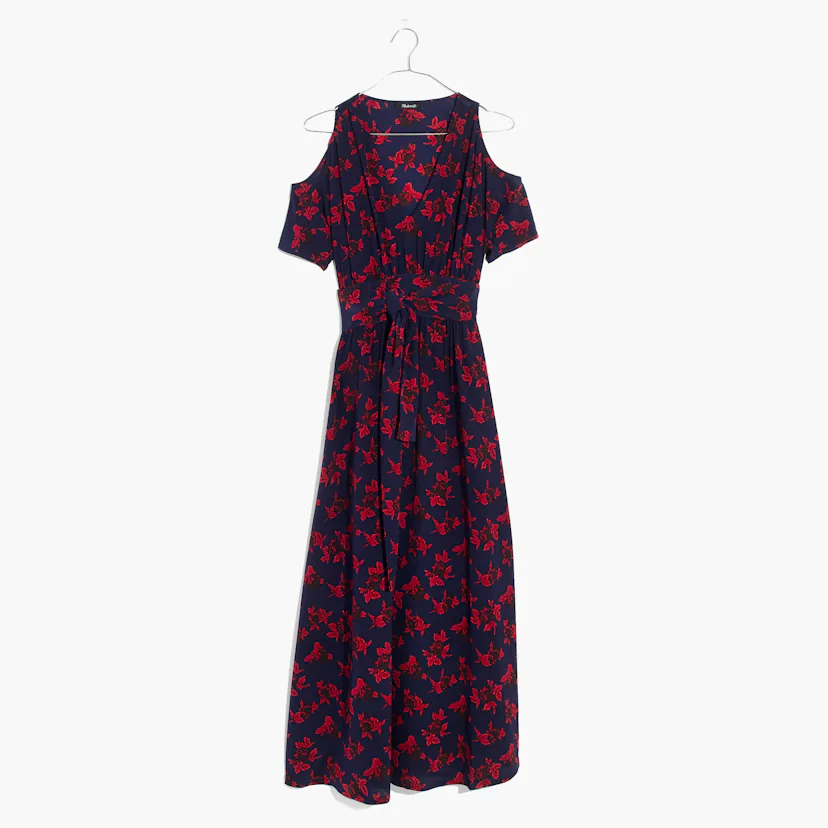 madewell x no 6 silk beacon dress in garden bouquet Madewell x No. 6 Silk Beacon Dress in Garden Bouquet Flowers Size 4