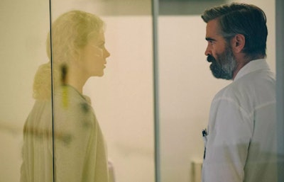 Cover of the movie The Killing of a Sacred Deer featuring Nicole Kidman and Colin Farrell