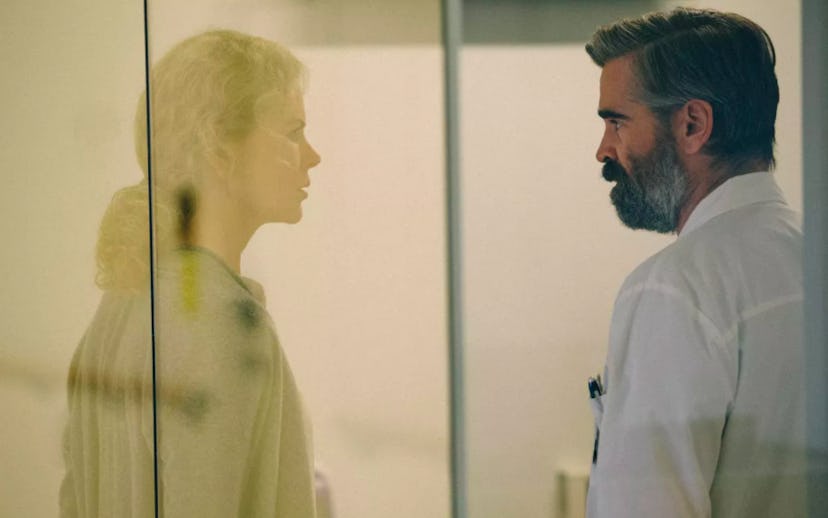 Cover art of The Killing of a Sacred Deer featuring Nicole Kidman and Colin Farrell