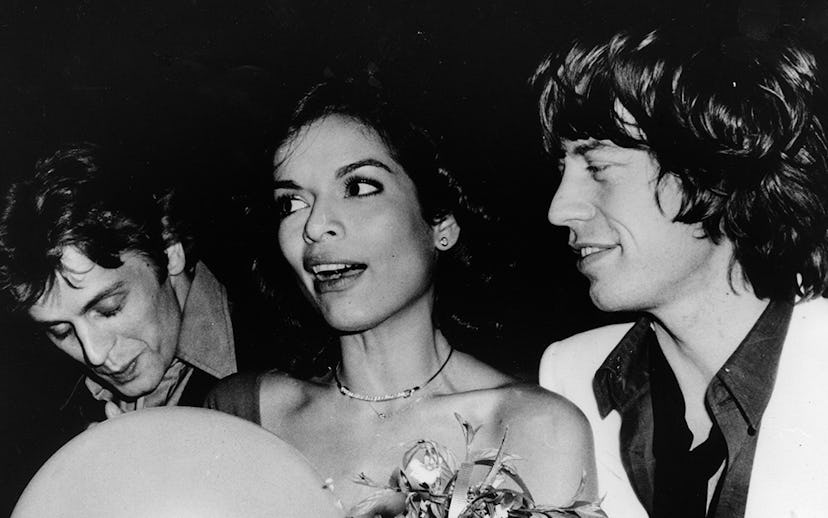 Bianca and Mick Jagger together