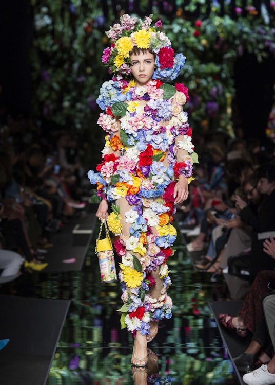 Moschino’s MFW Show Was A Garden Party Filled With Biker Ballerinas