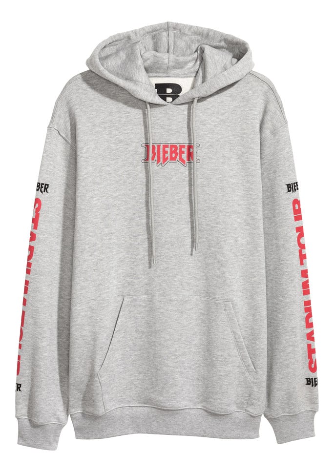 With No Tour Left Justin Bieber And H M Unveil A New Merch Collection