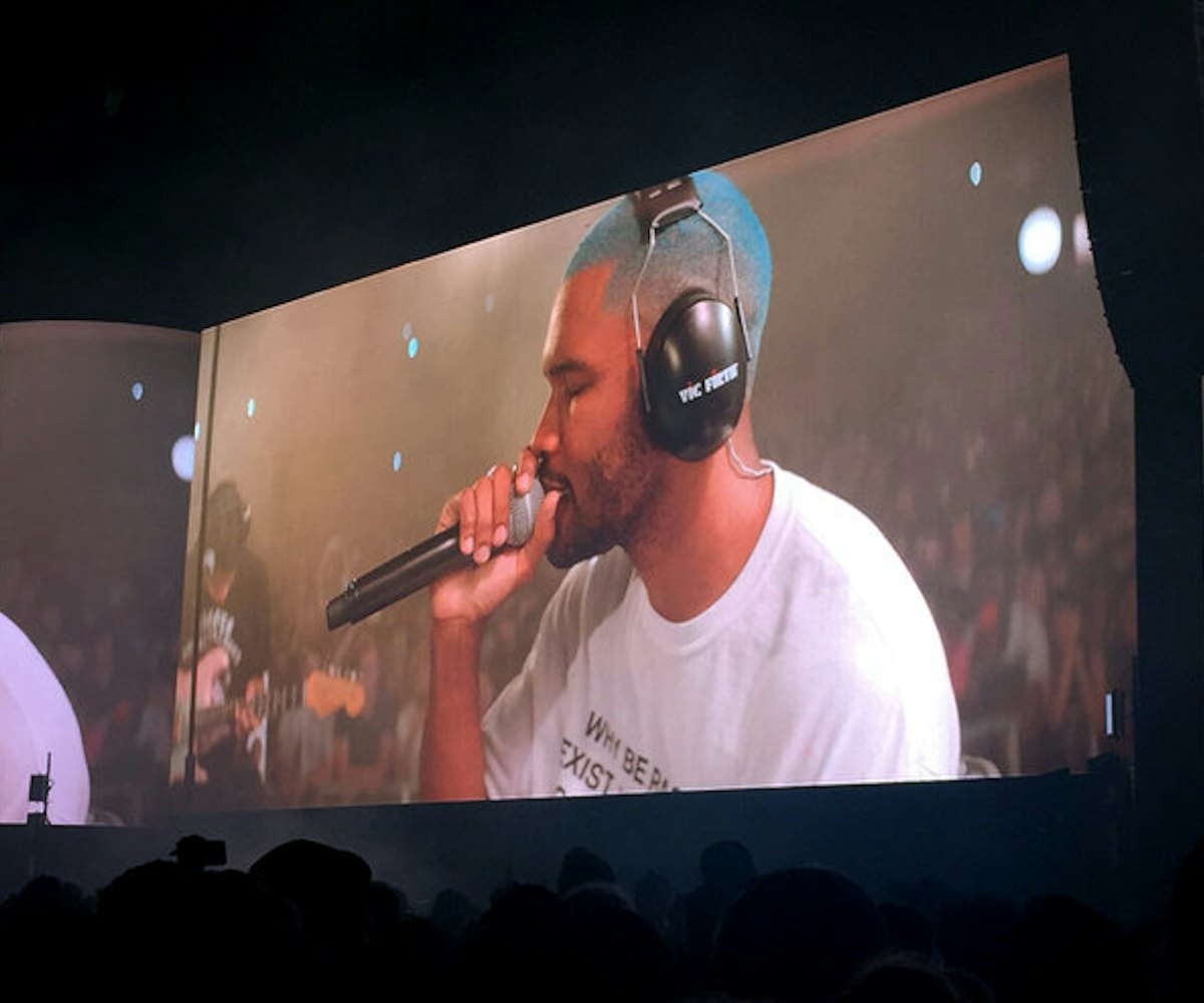 Frank Ocean performing at the New York City’s Panorama Festival.