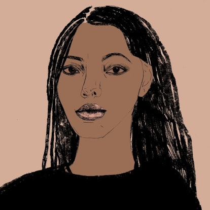 Drawn portrait of Lacey Duke