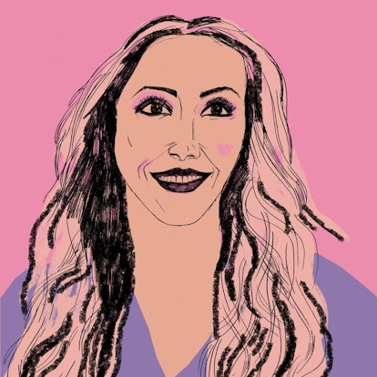 Drawn portrait of Hannah Lux Davis