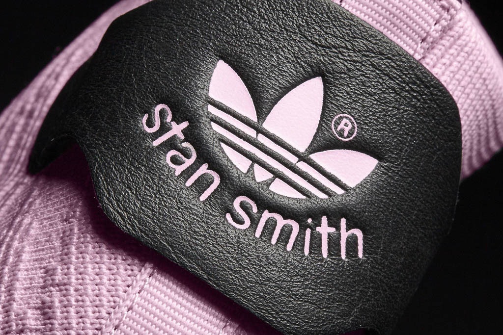 Adidas stan store smith pink glitter