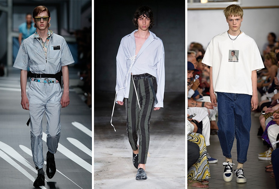 Borrowed From The Boys: The SS18 Menswear Looks We Want To Steal
