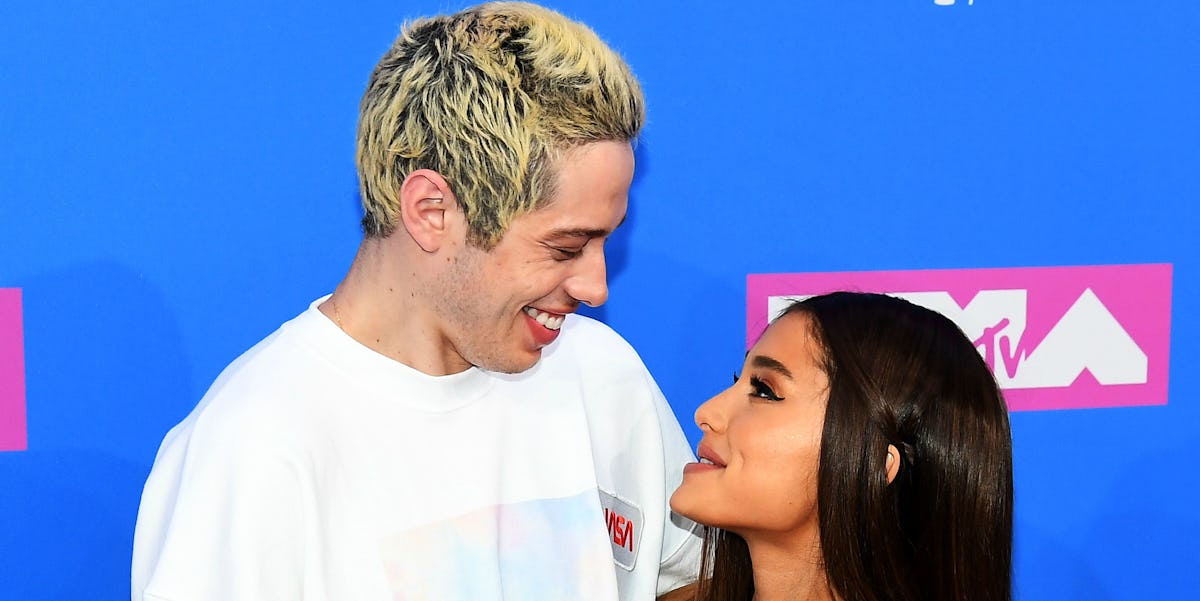 Pete Davidson Asked Permission To Kiss Ariana Grande For The First Time