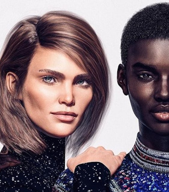 Balmain Unveiled “Diverse” Virtual Models, But There’s One Problem