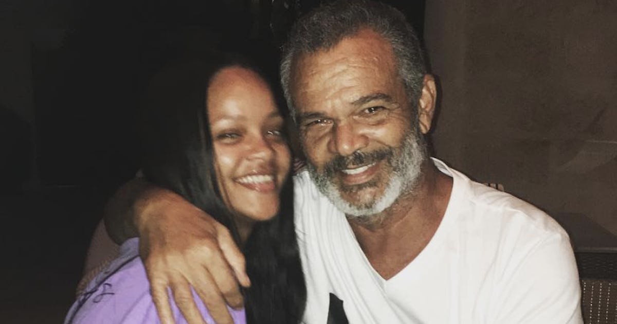 Rihanna Shares A Rare Photo Of Herself With Her Father