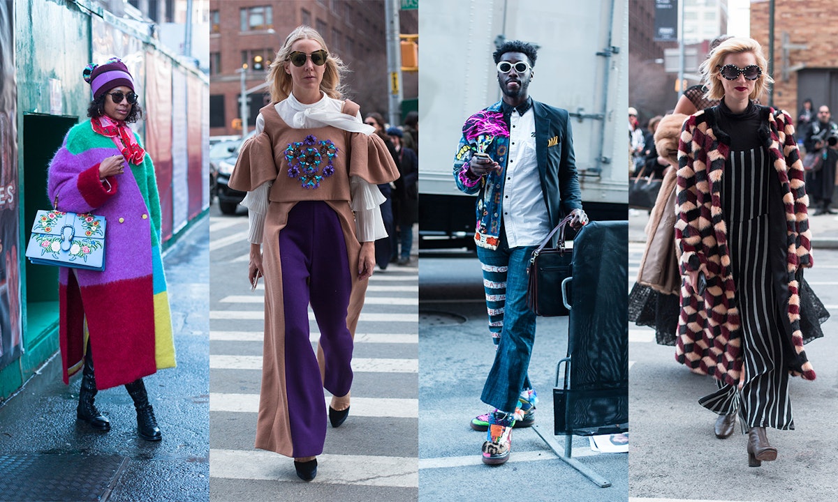 NYFW Street Style Day 7: It’s All About Pops Of Color