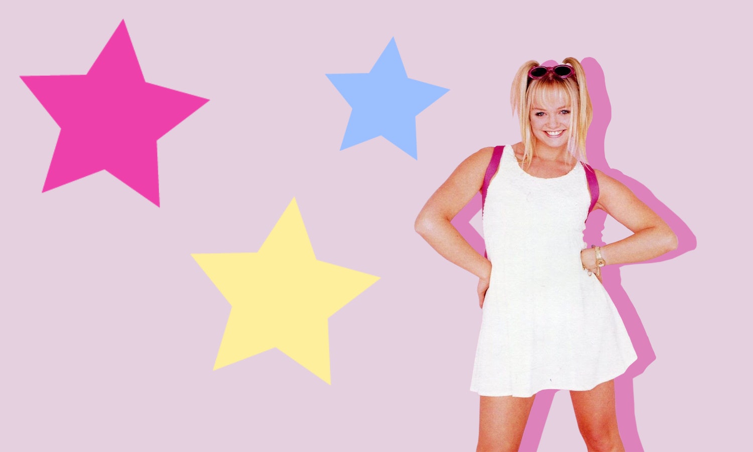 baby spice in pink dress