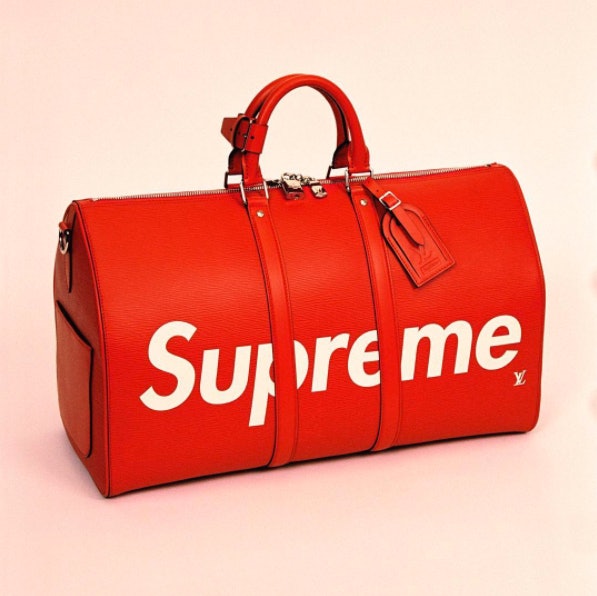 supreme lv fanny pack red