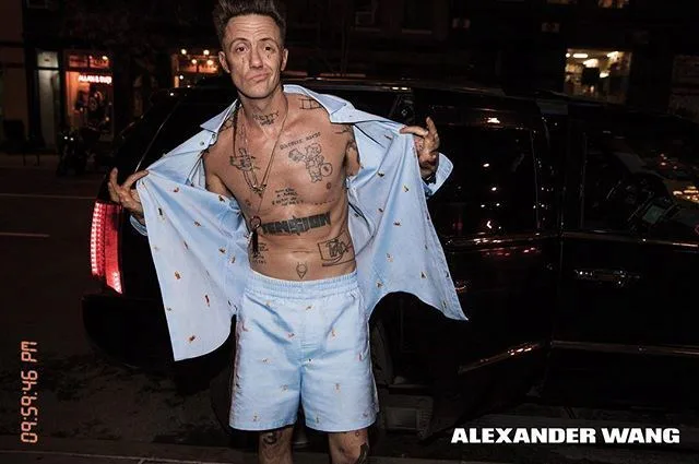 Tby ALEXANDER WANG ボーダーセットアップ　超美品 Alexander Wang's Sexy Show and More New York Fashion Week Day 3