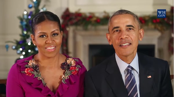 Watch The Obamas Give Their Final (And Adorable) White House Holiday ...