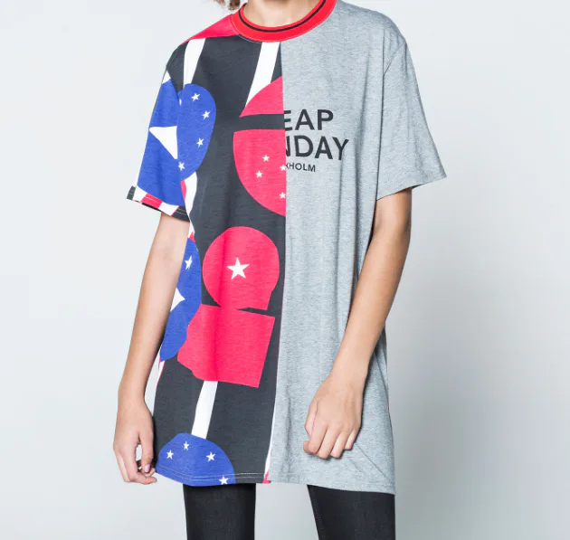 Spliced Logo Tee
