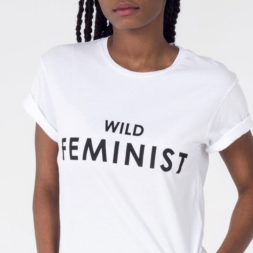 Wildfang, Wild Feminist white Tee