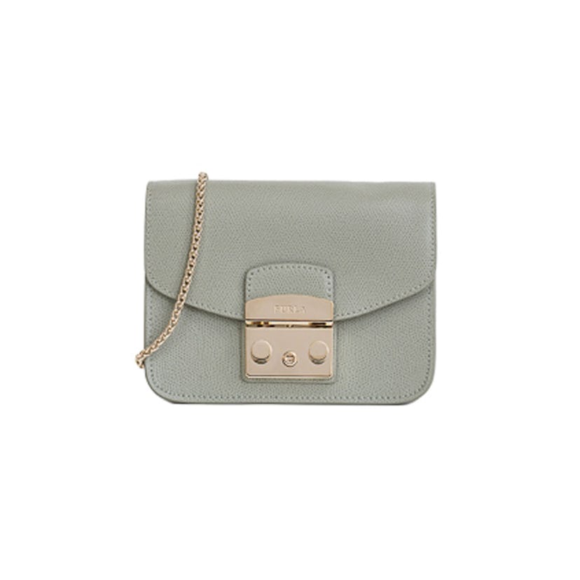 Furla, Mini Crossbody gray purse