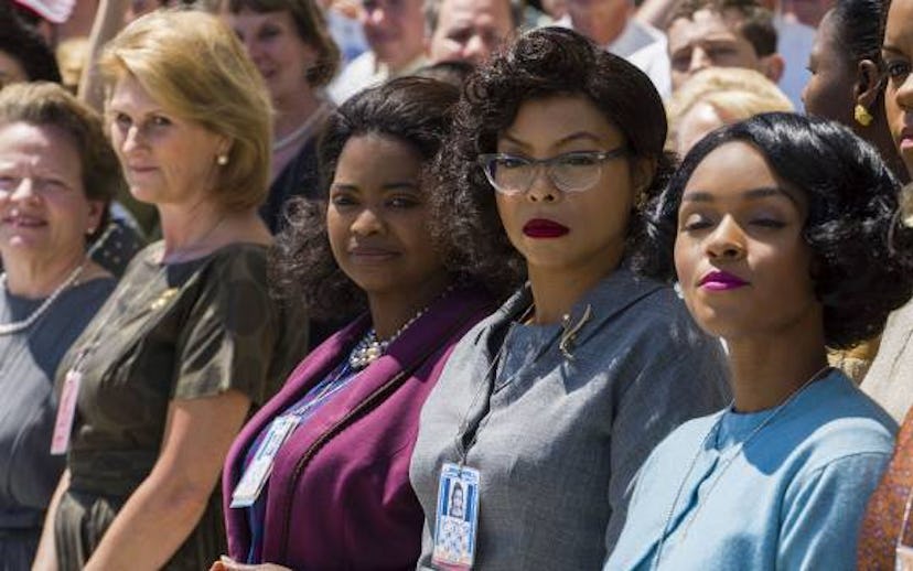 Taraji P. Henson, Octavia Spencer and Janelle Monáe in a scene in "Hidden Figures"