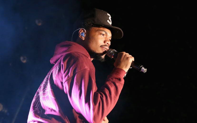 Chance The Rapper on stage