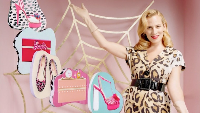 Charlotte olympia barbie shoes deals