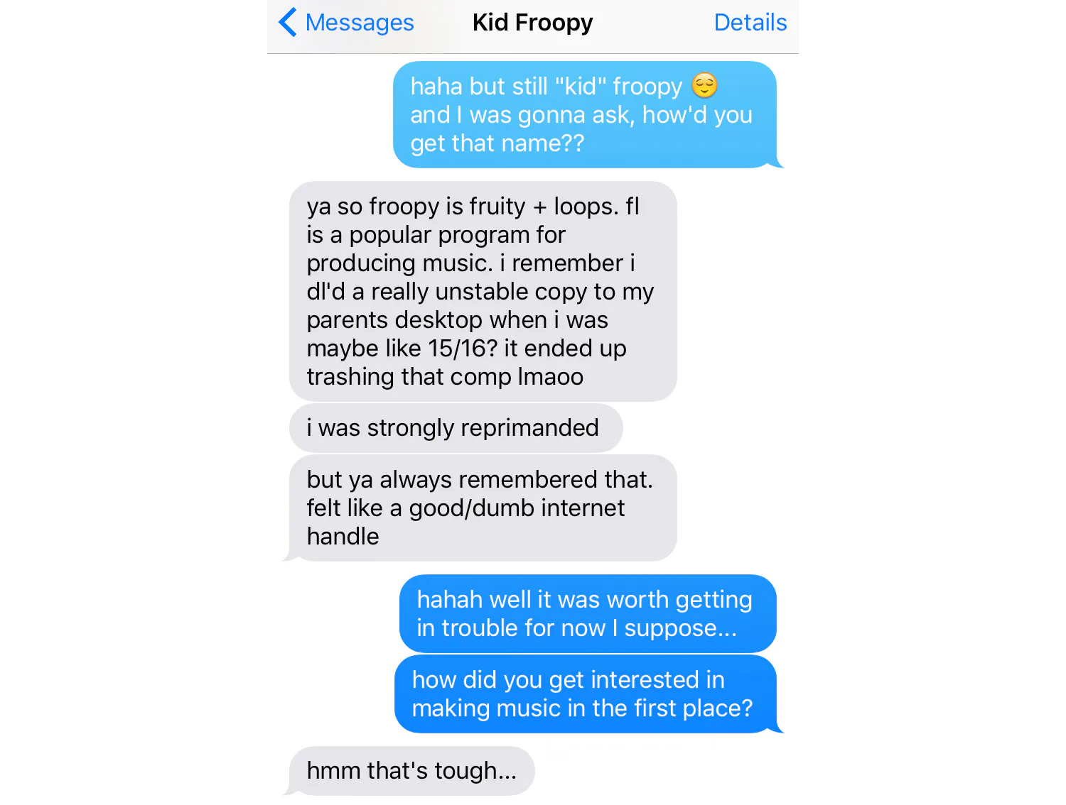 Kid Froopy Is Making Internet Music For “:) + :’(“