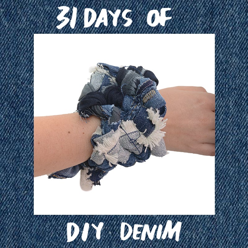 Diy denim sale bracelet