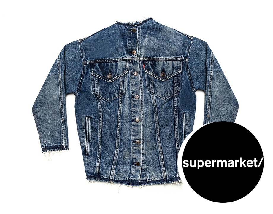 Levi's belted denim trucker clearance jacket