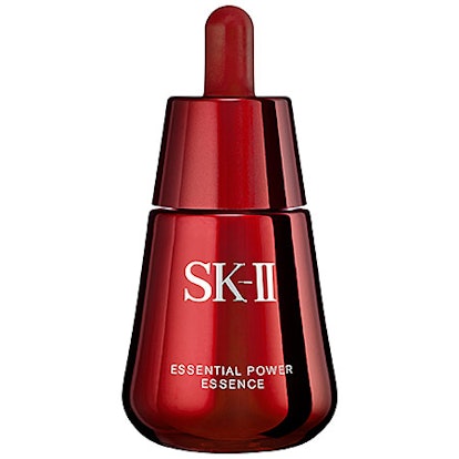SK-II's Essential Power Essence in red packaging with a pipette applicator