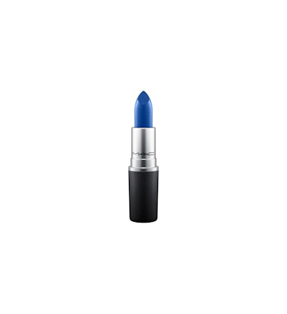 M.A.C.'s lipstick in 'Designer Blue'