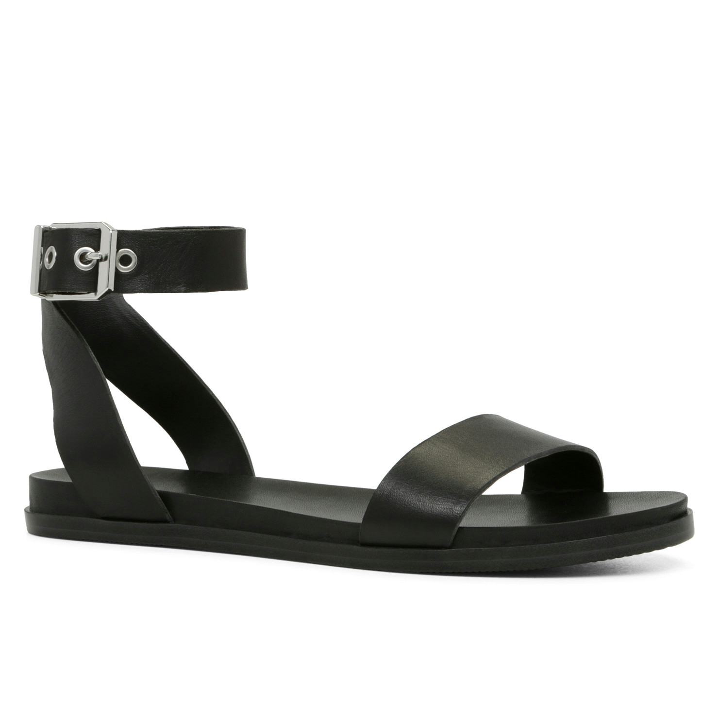 stylish black sandals