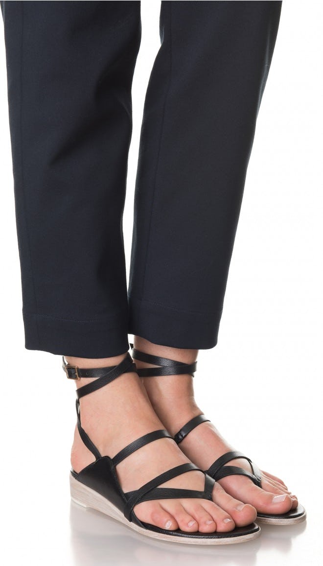 stylish black sandals