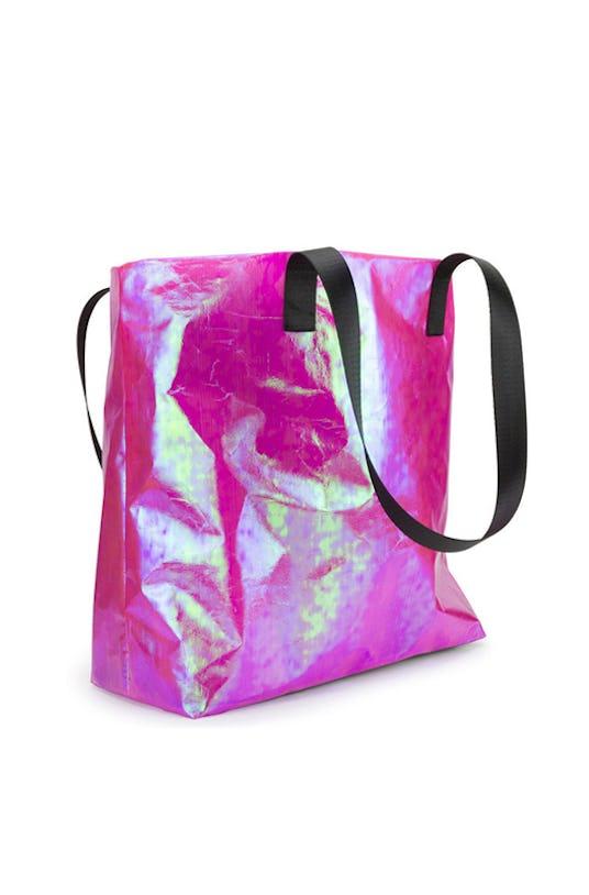 Iridescent Pink Shopper Bag