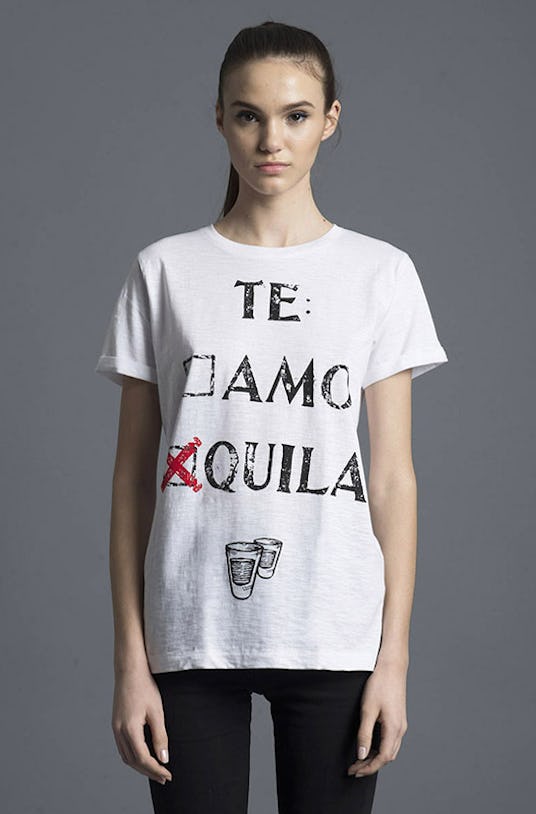 Woman in Happiness, Te Amo Tequila Tee and black pants