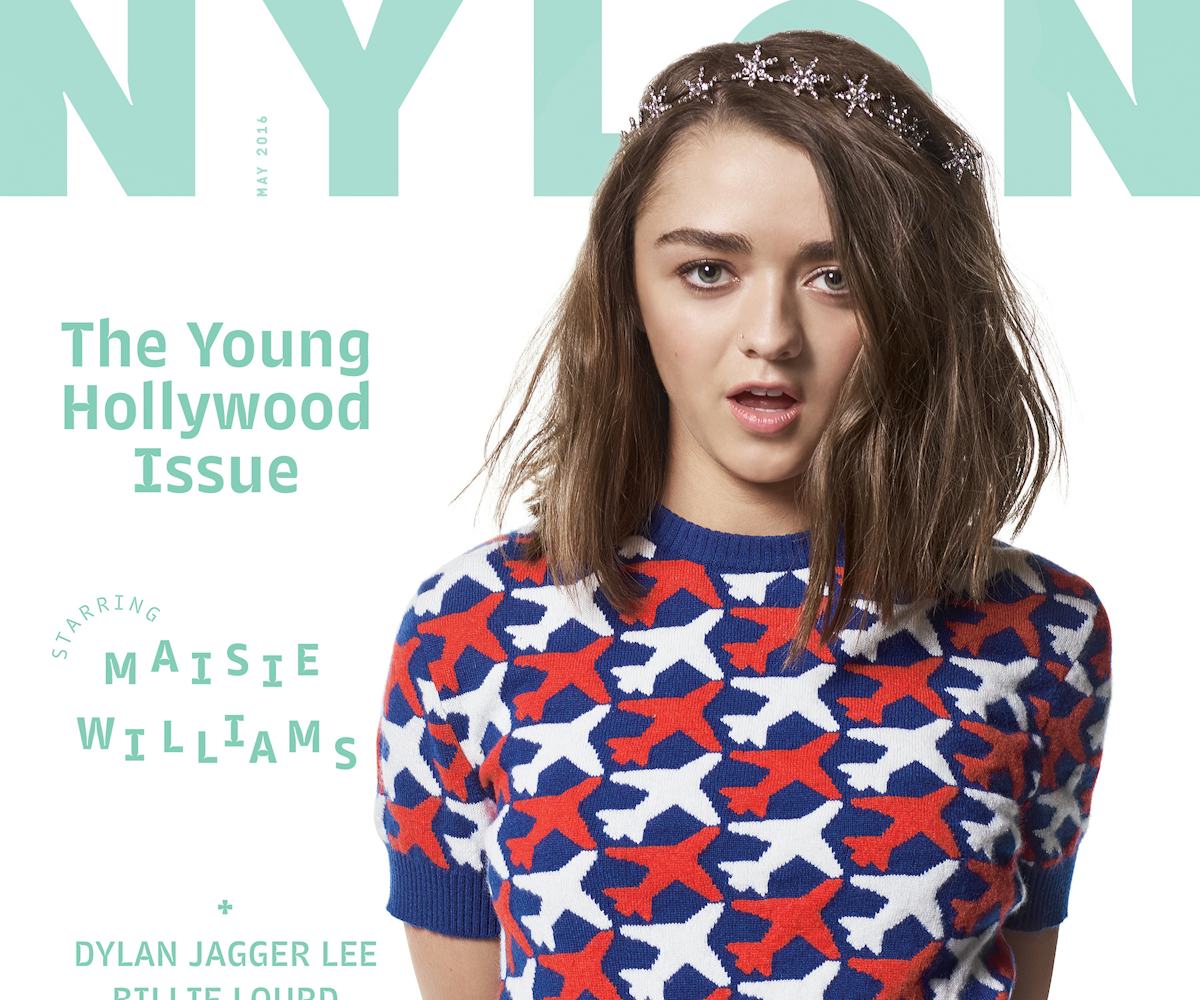 Maisie Williams on The Young Hollywood Issue of Nylon