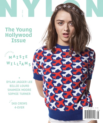 Maisie Williams on The Young Hollywood Issue of Nylon