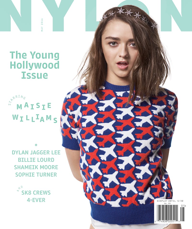 Maisie Williams on The Young Hollywood Issue of Nylon